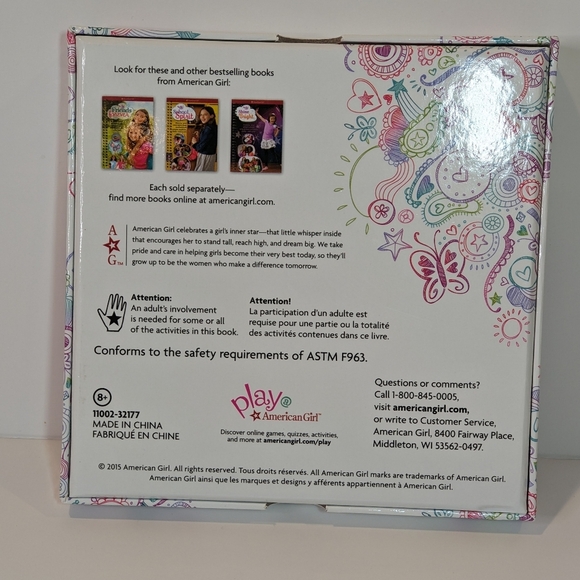 American Girl Truly Me Play Games Activity Wheel Card Box Creative Play 2015 - Picture 3 of 5
